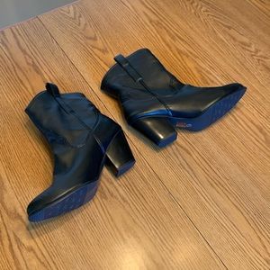 SHEIN boots.  BLACK.   Size 43.   All man made materials.  NEW!